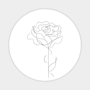 Simple Rose Magnet